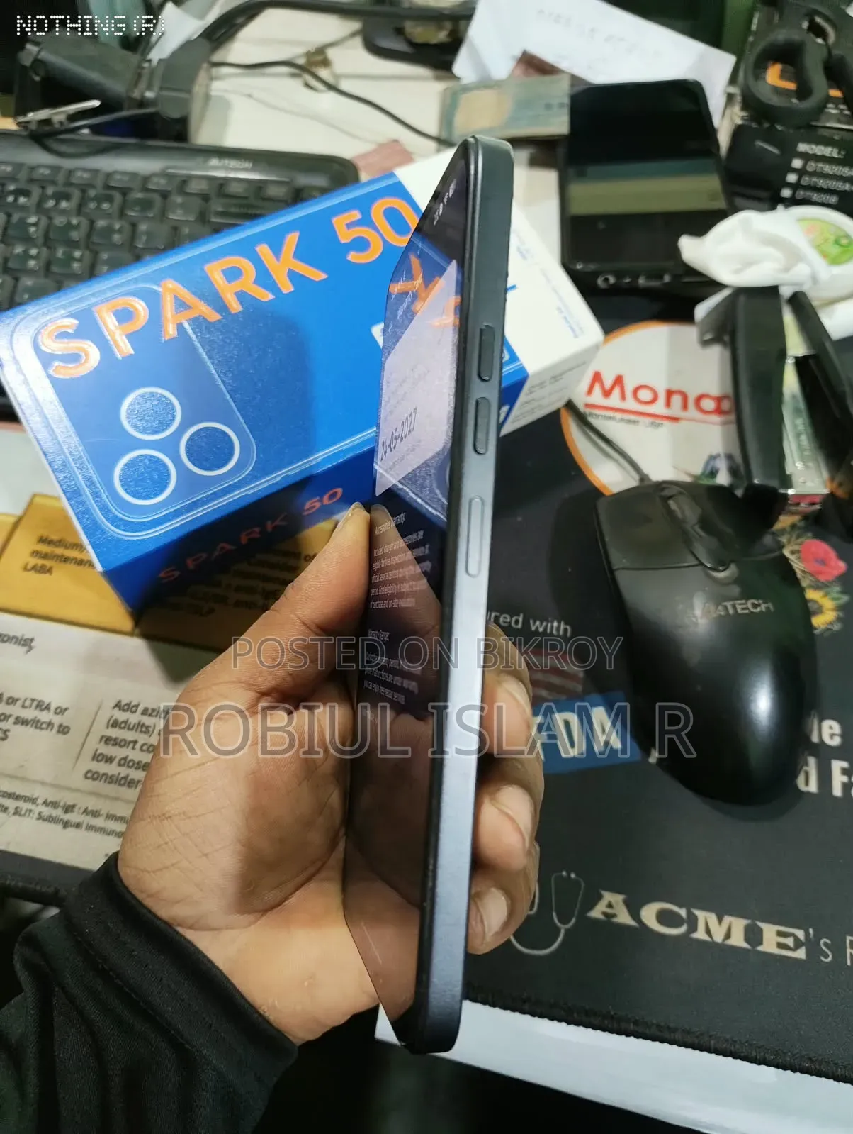 Tecno Spark 50 128 GB Silver