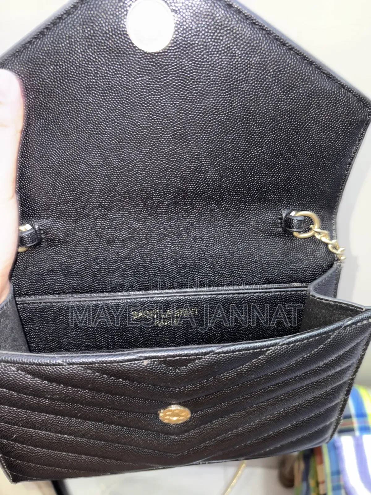 Ysl and Black Hand Bag