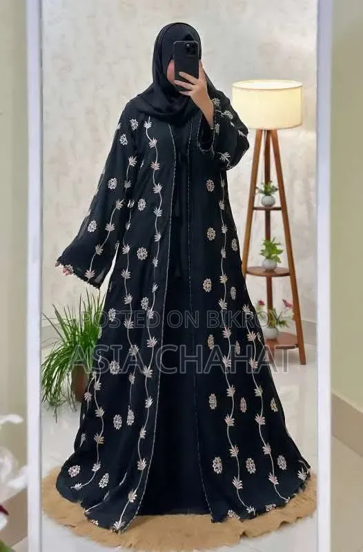জরি ফুল আলাদা কোটি বোরকা