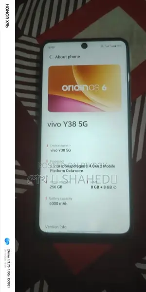 ভিভো ওয়াই৩৮ ২৫৬ জিবি ব্লু