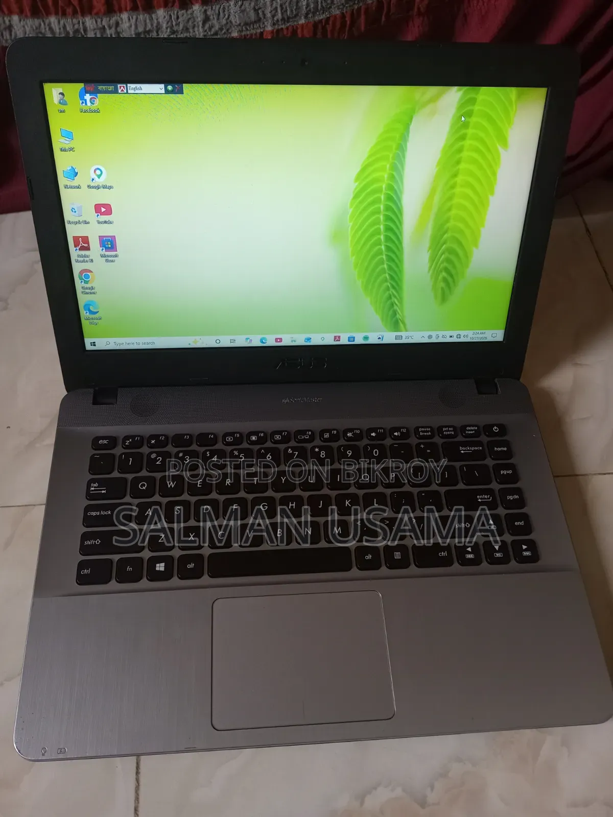 Laptop Asus Vivobook 16 4GB Intel Core i3 HDD 1T