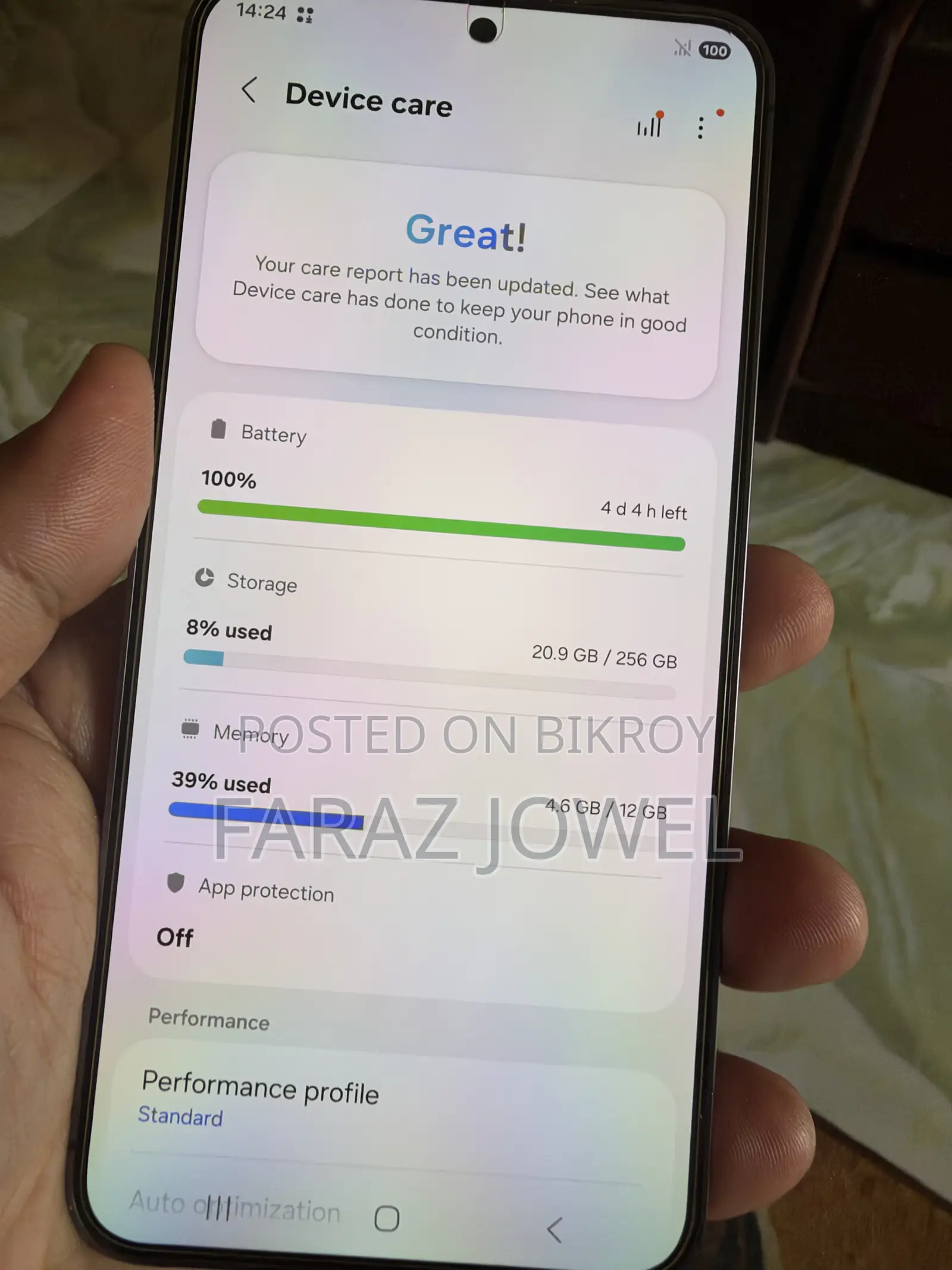 Samsung Galaxy S24 Plus 256 GB Black