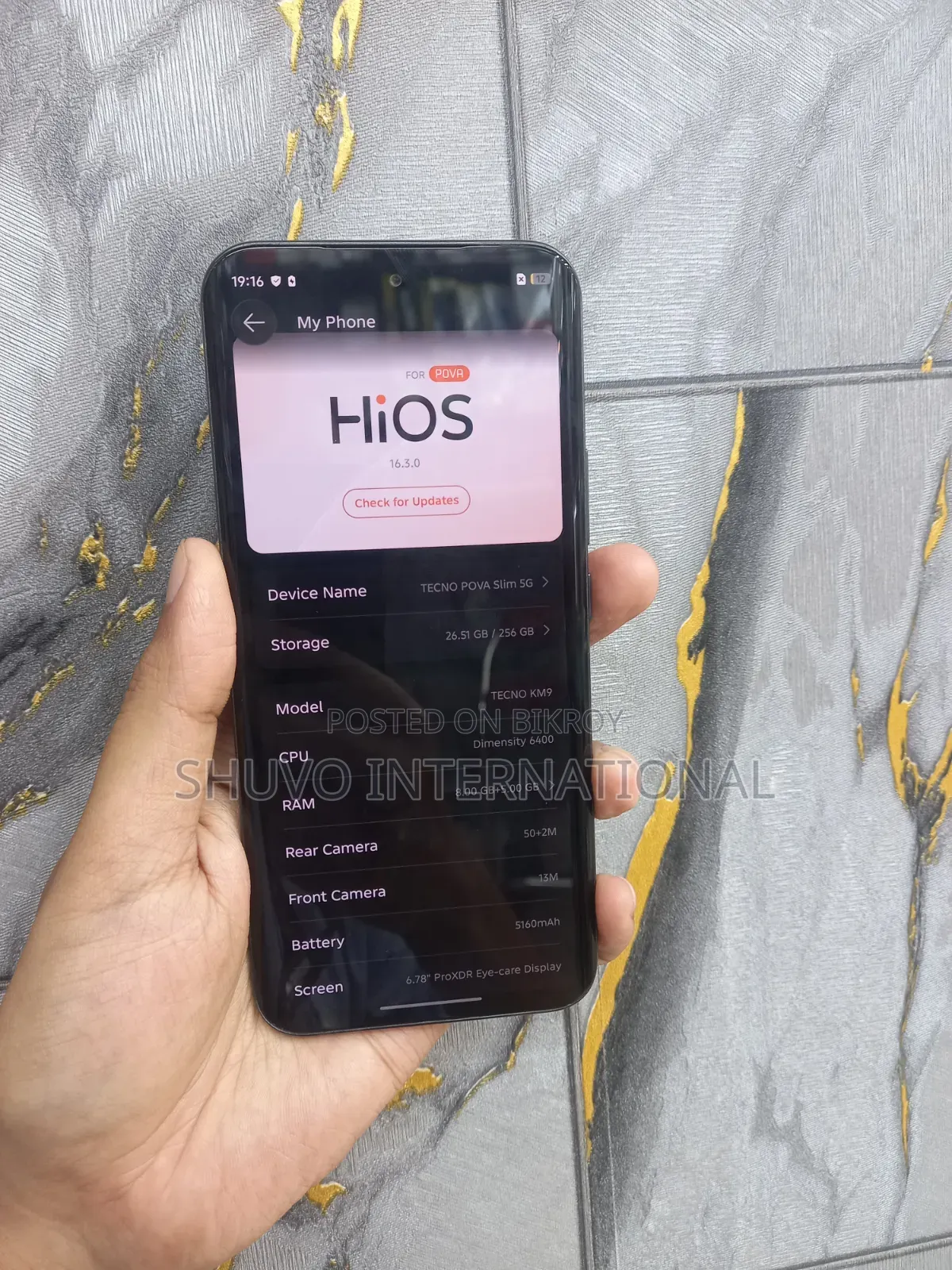 Tecno Pova Slim 5G 256 GB Gray