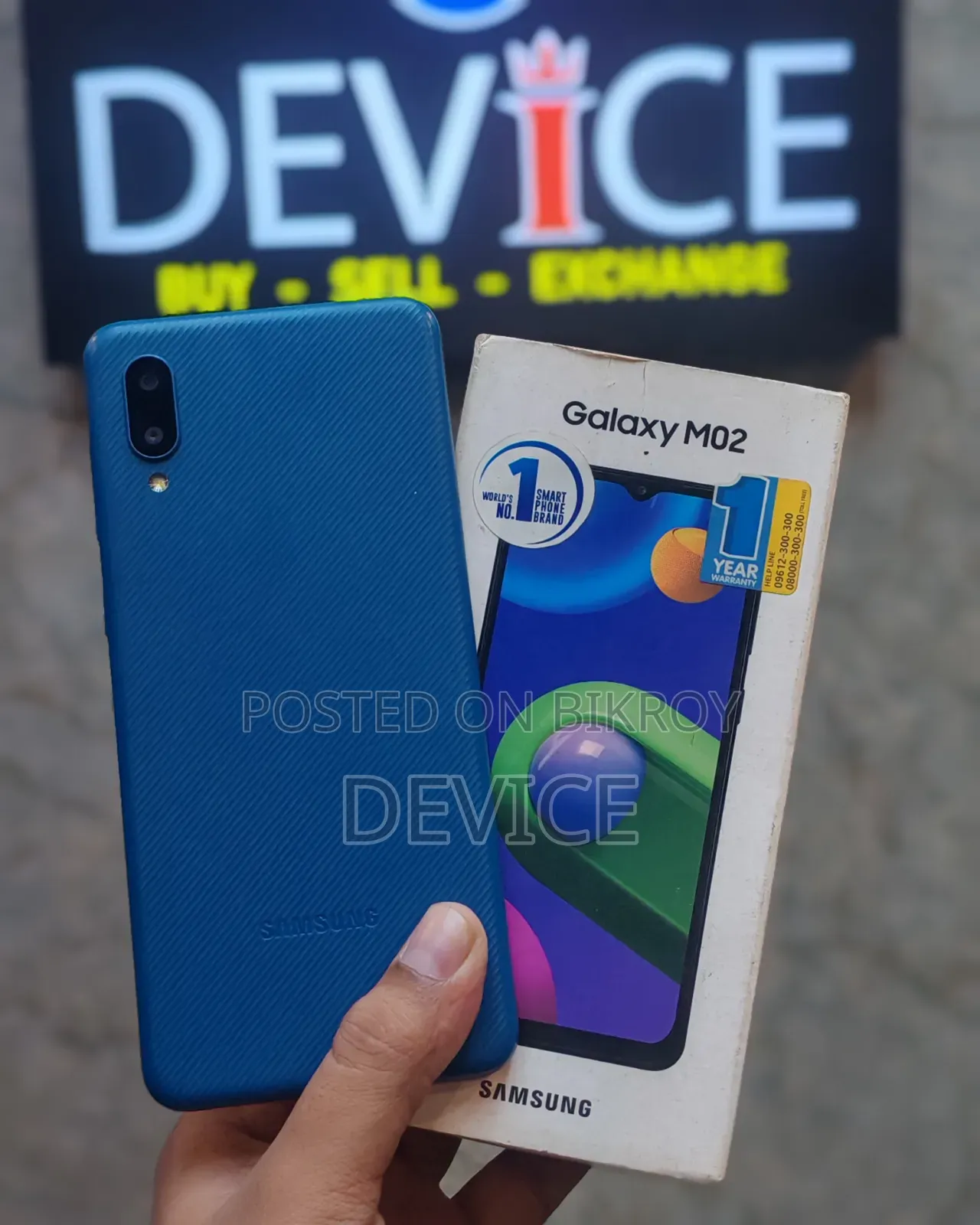Samsung Galaxy M02 32 GB Blue