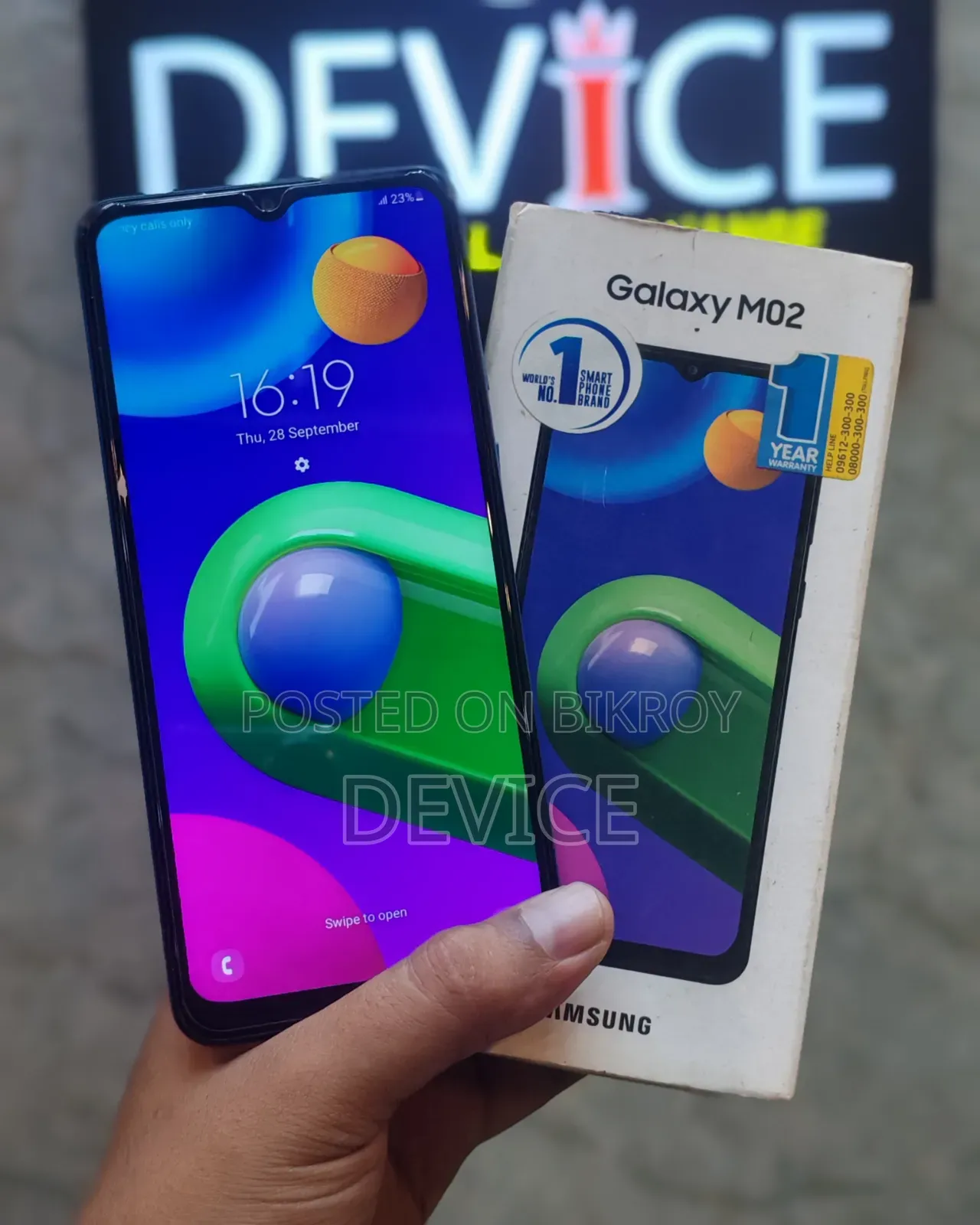 Samsung Galaxy M02 32 GB Blue