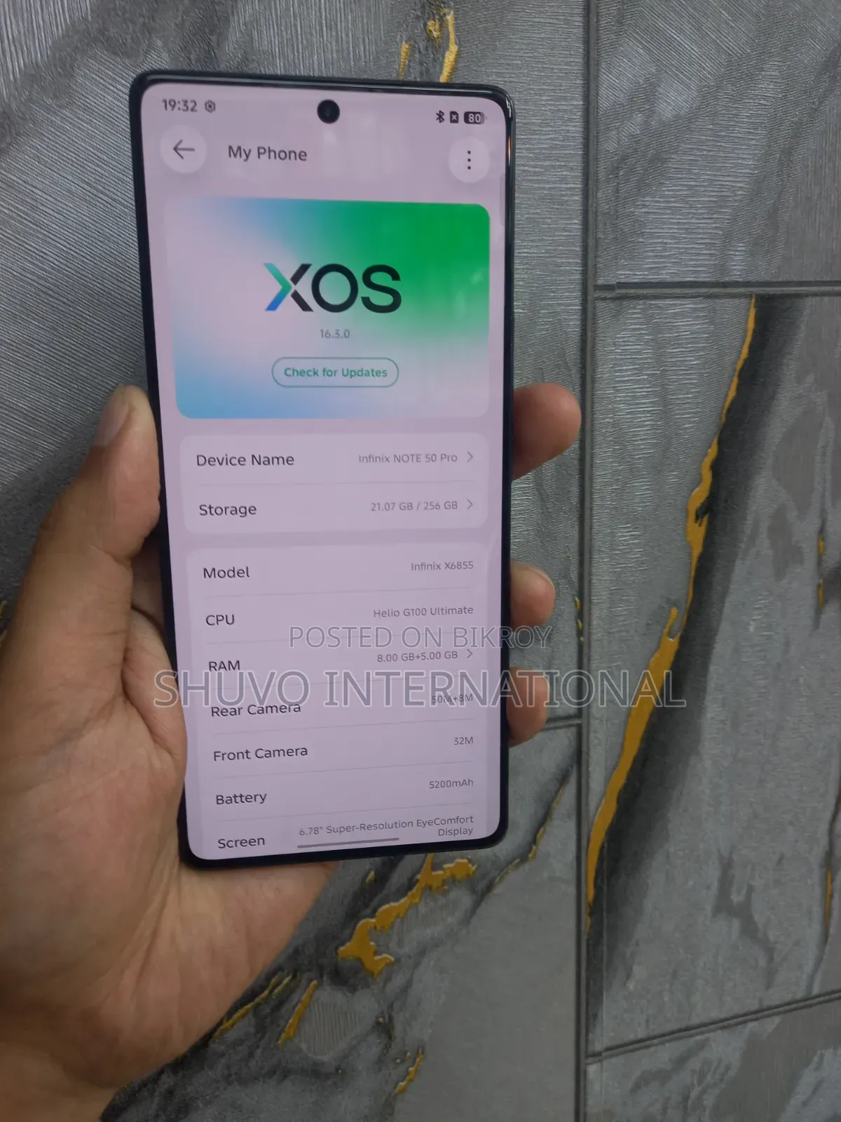 Infinix Note 50 Pro 256 GB Black