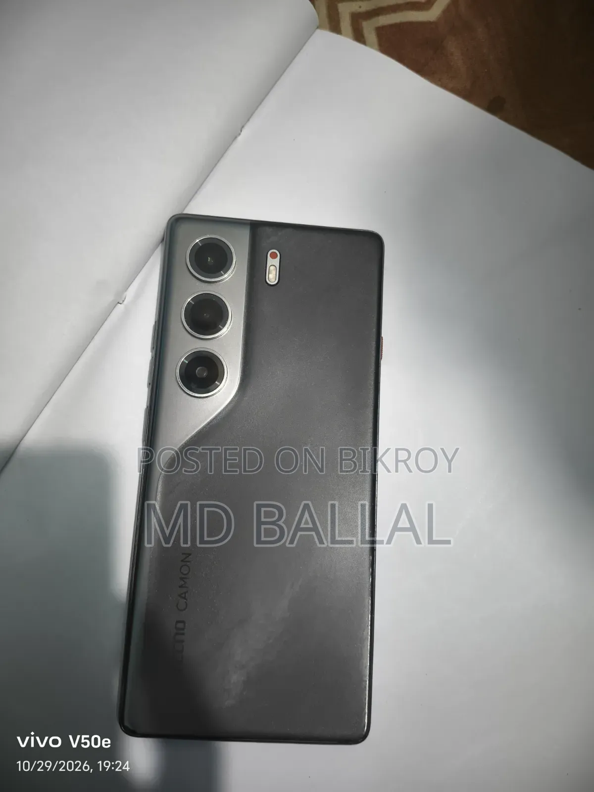 Tecno Camon 40 256 GB Black