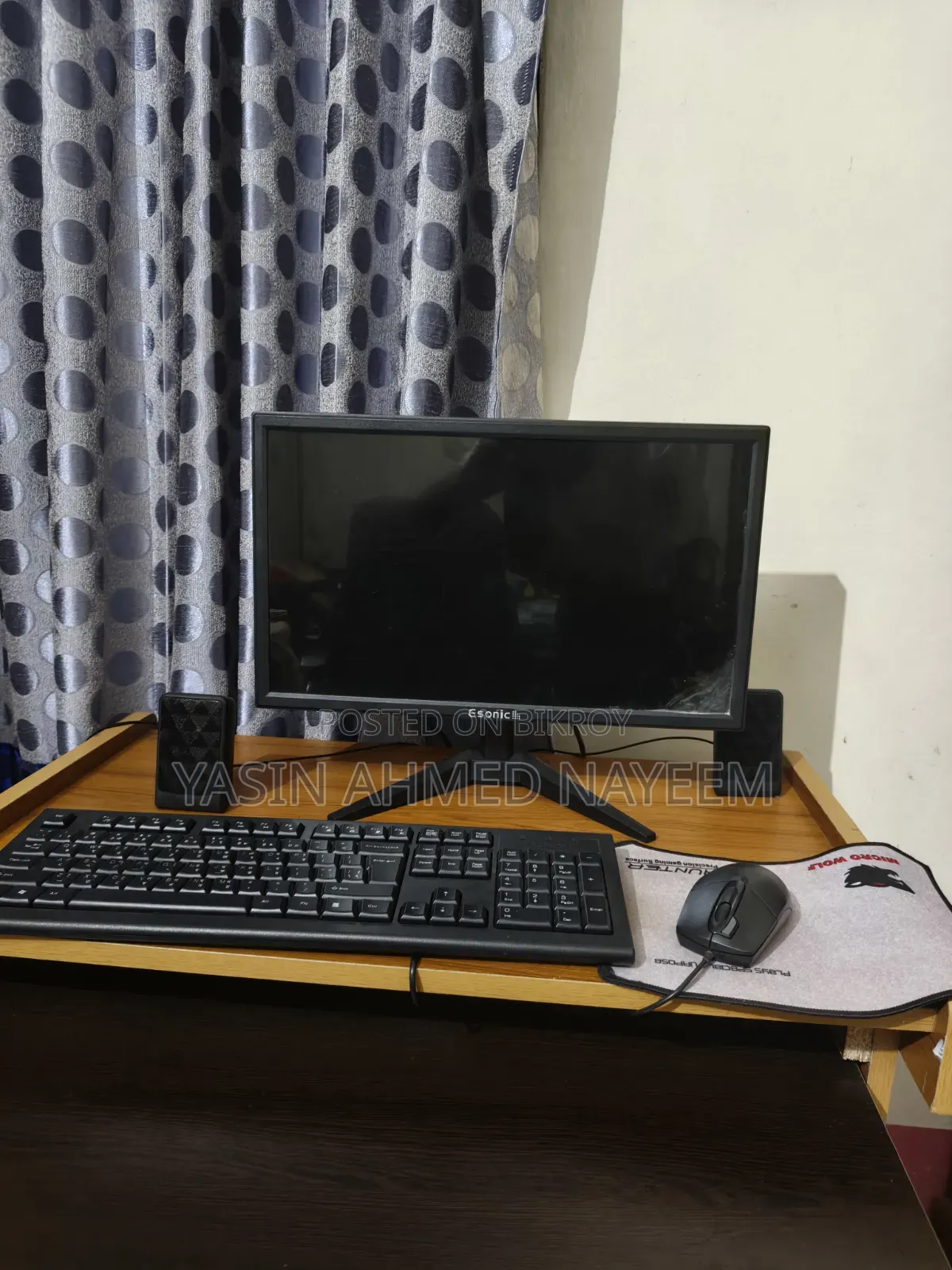 Complete PC Setup for Sale | Core I5, 8GB RAM, SSD, 19" Monitor & Table
