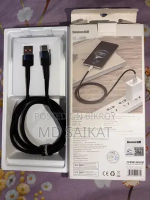 . OnePlus 9RT Original Battery, Baseus 66W USB-A to Type-C Cab
