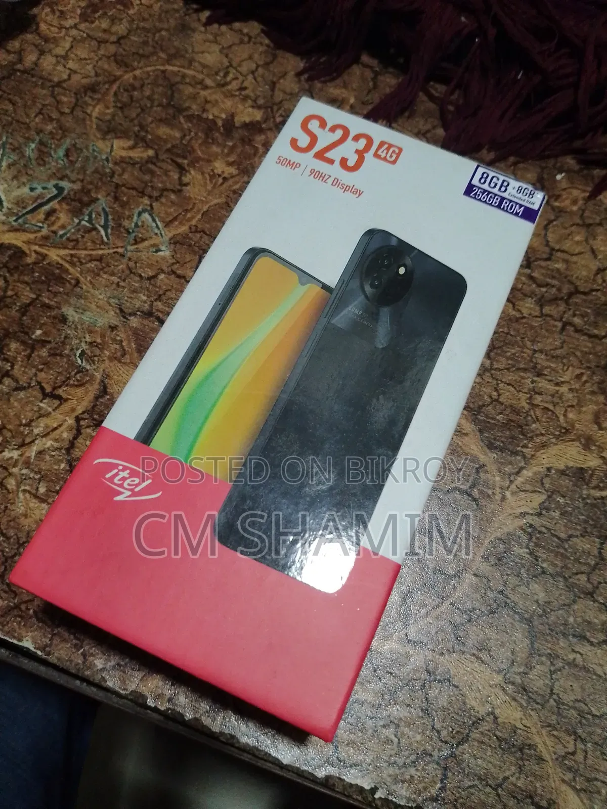আইটেল এস২৩ ২৫৬ জিবি হোয়াইট