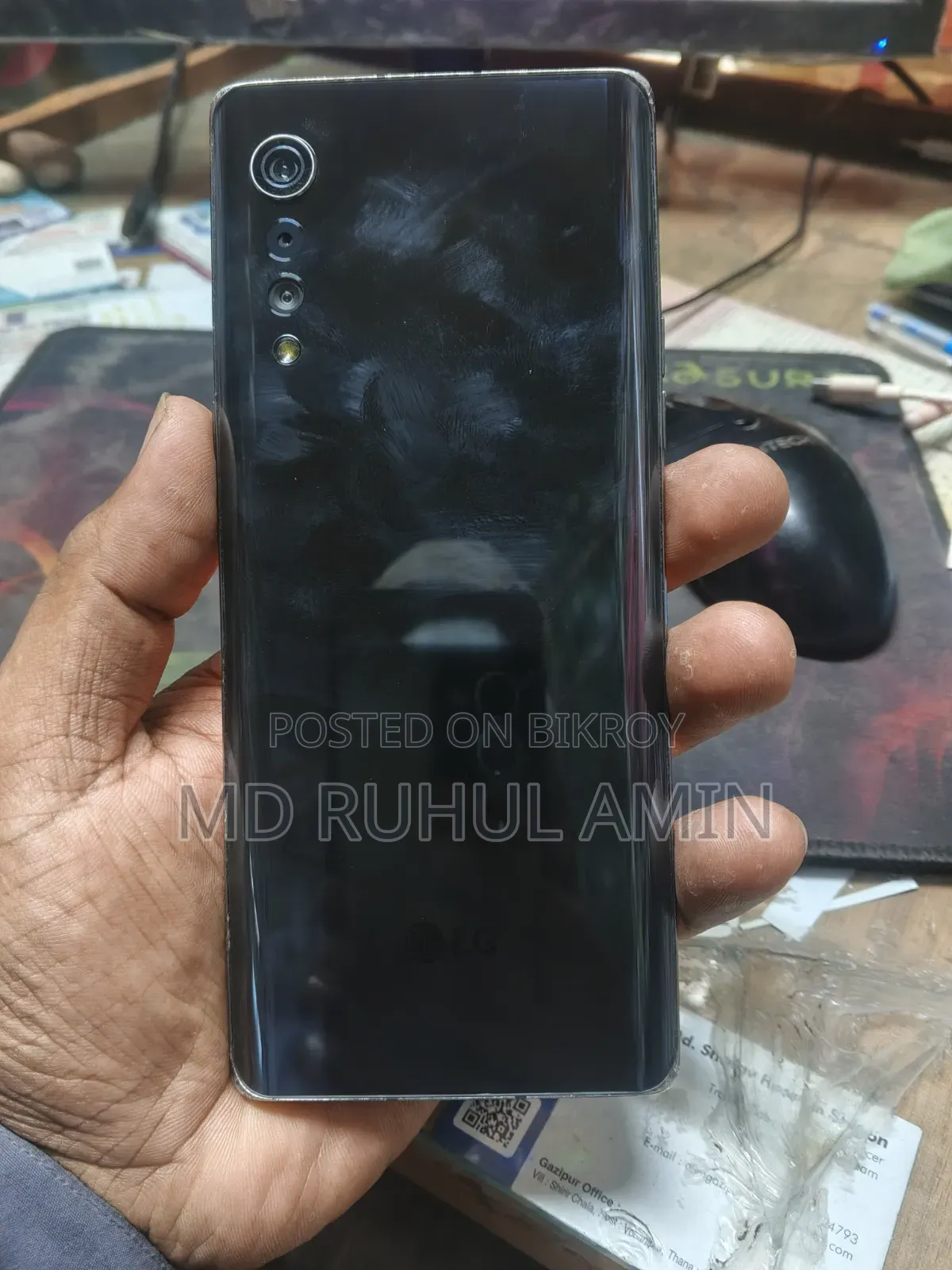 LG Velvet 5G UW 128 GB Black