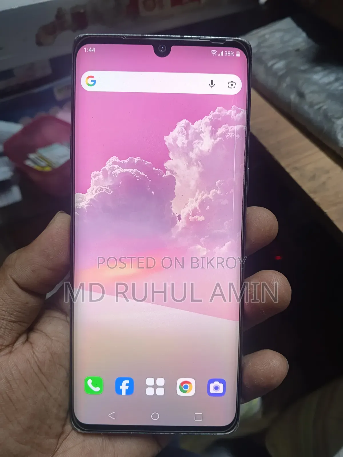LG Velvet 5G UW 128 GB Black