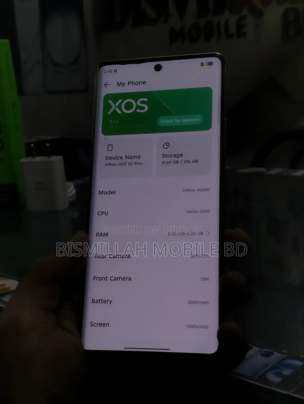 Infinix Hot 50 Pro+ 4G 256 GB