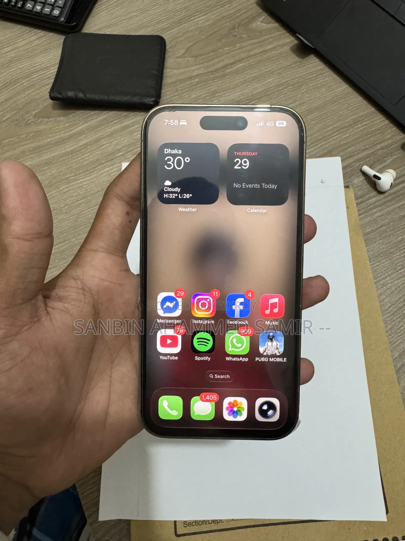 অ্যাপল আইফোন ১৪ প্রো ১২৮ জিবি গোল্ড