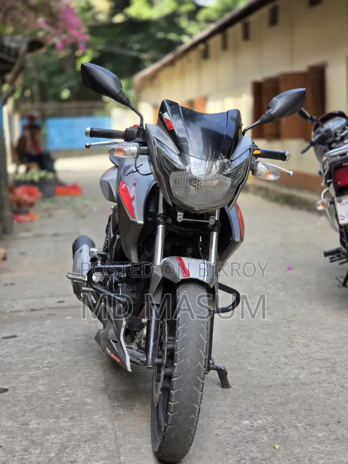 টিভিএস আপাচে আরটিআর ১৬০ ২ভি ২০১৯ গ্রে