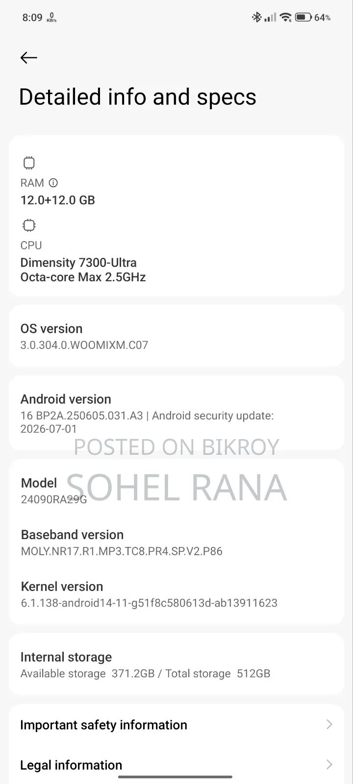 Xiaomi 14 Pro 512 GB Black