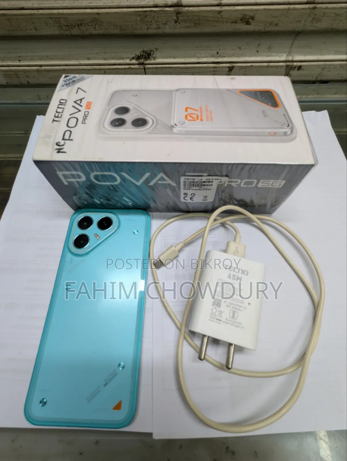 Tecno Pova 7 Pro 5G 256 GB Blue