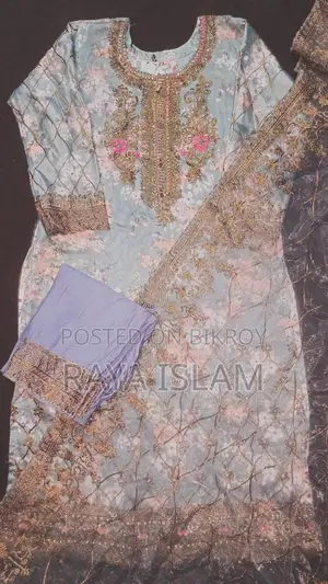 Beautiful Pakistani Three-Piece Dress for Sale