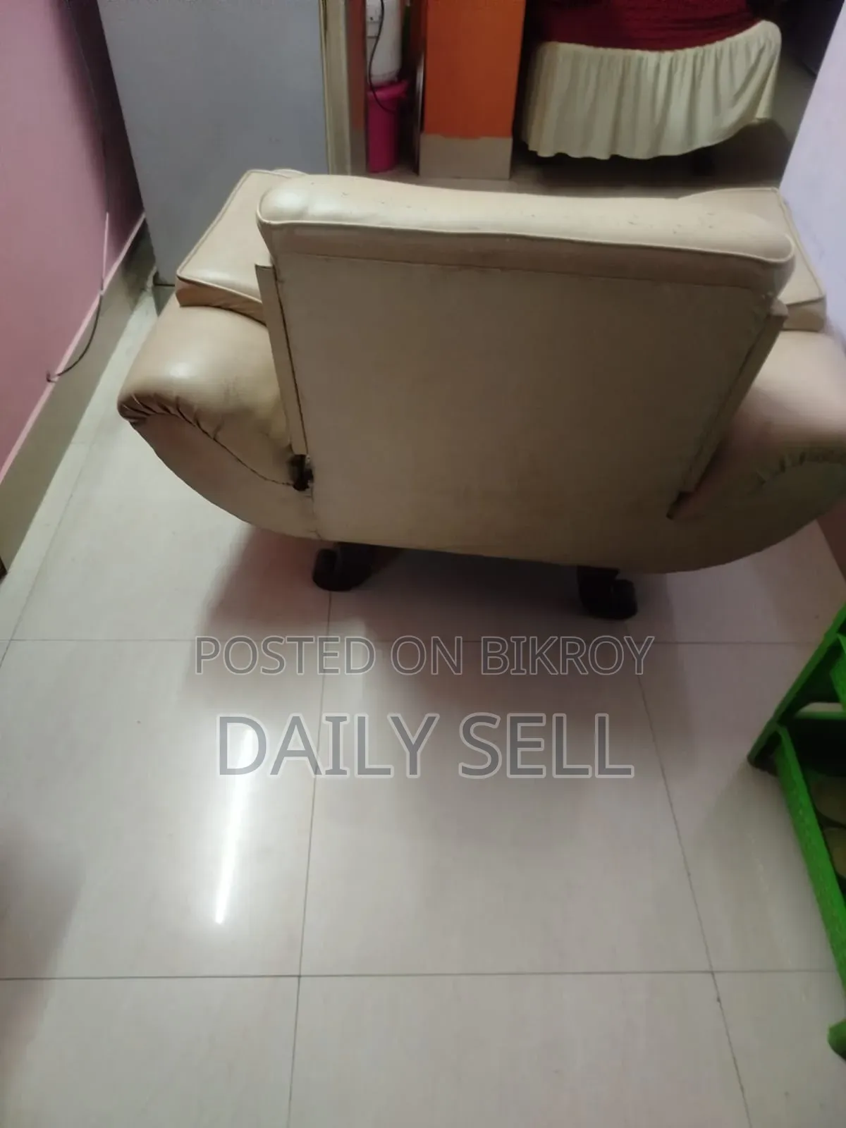 2 Seater Sofa With Cover and 1 Seater Sofa With Cover