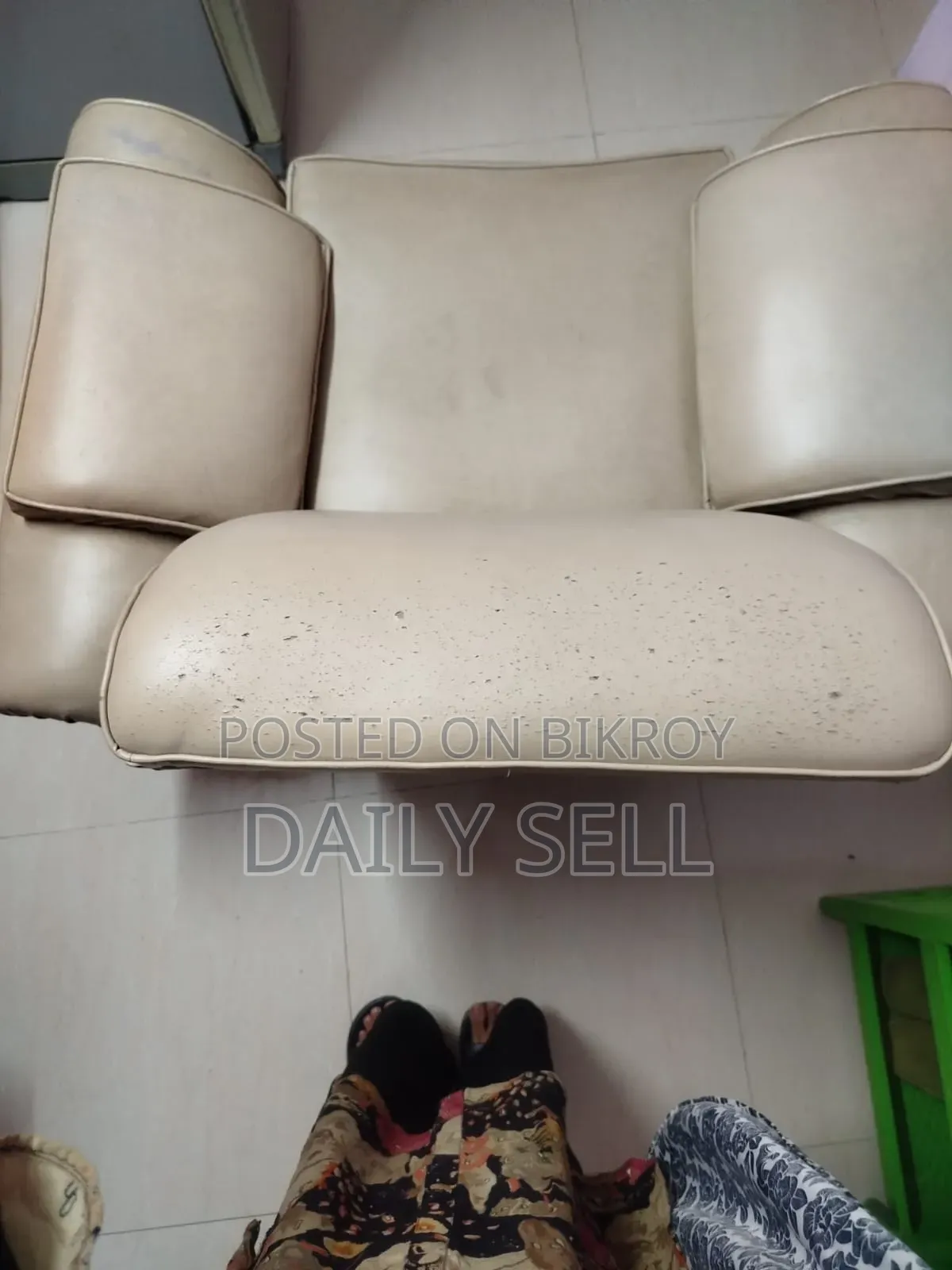 2 Seater Sofa With Cover and 1 Seater Sofa With Cover