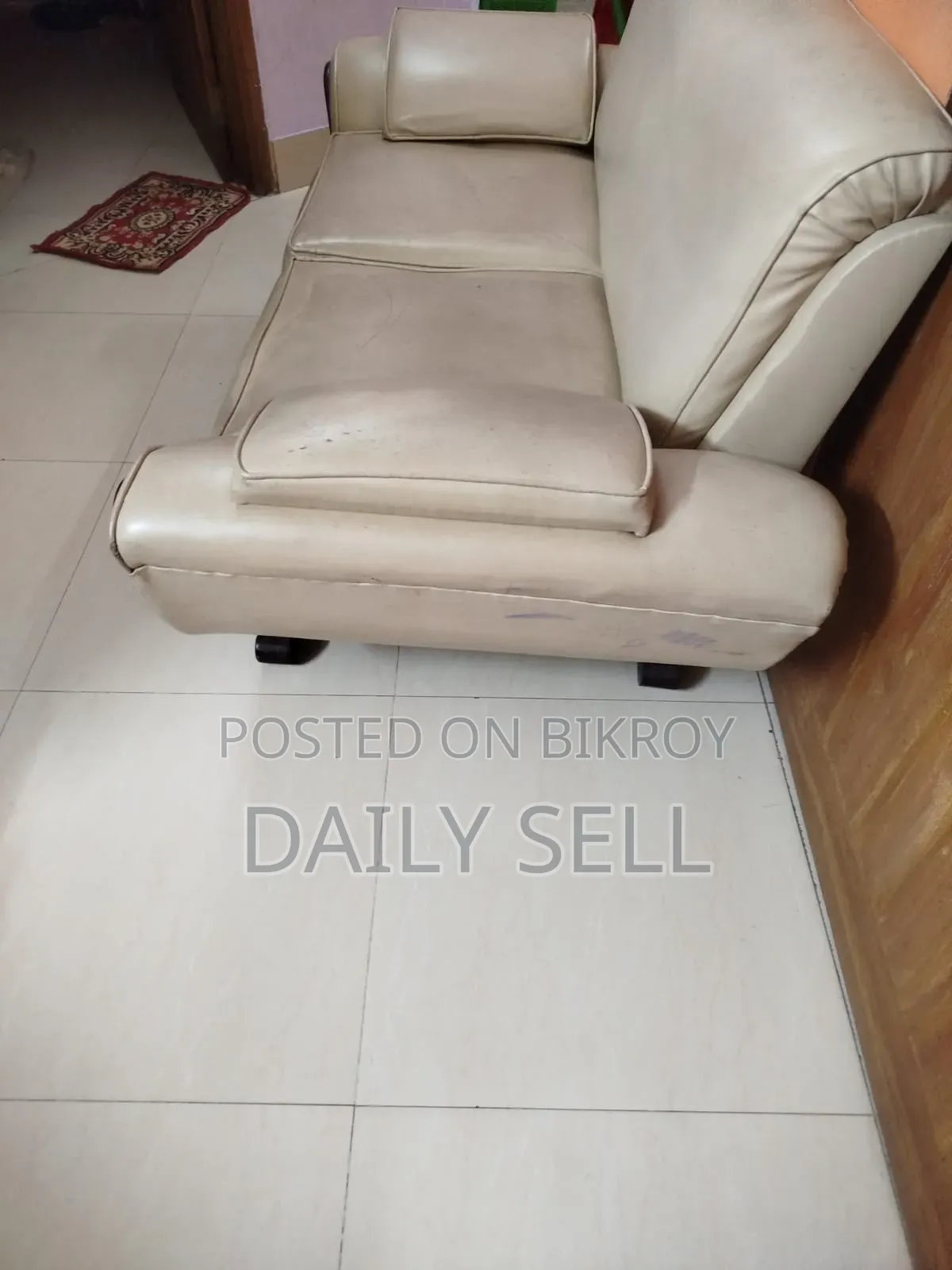 2 Seater Sofa With Cover and 1 Seater Sofa With Cover