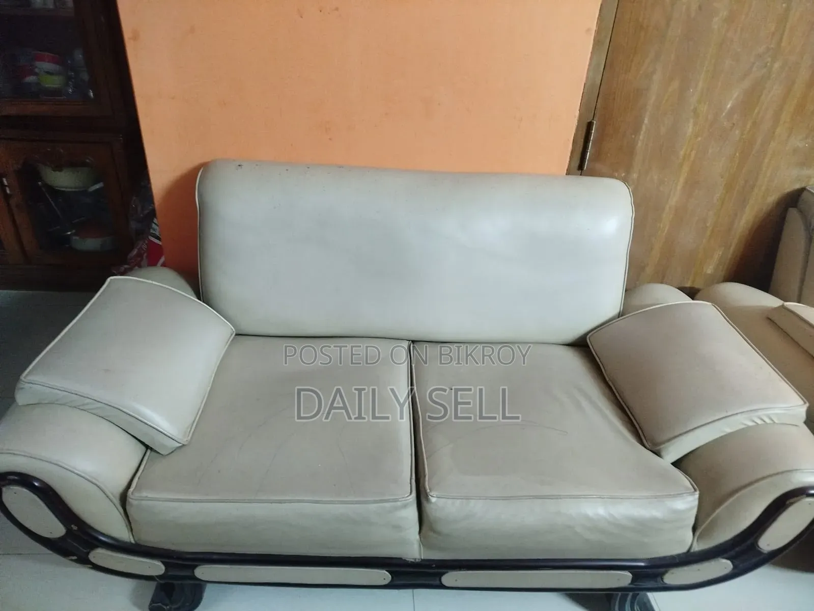 2 Seater Sofa With Cover and 1 Seater Sofa With Cover