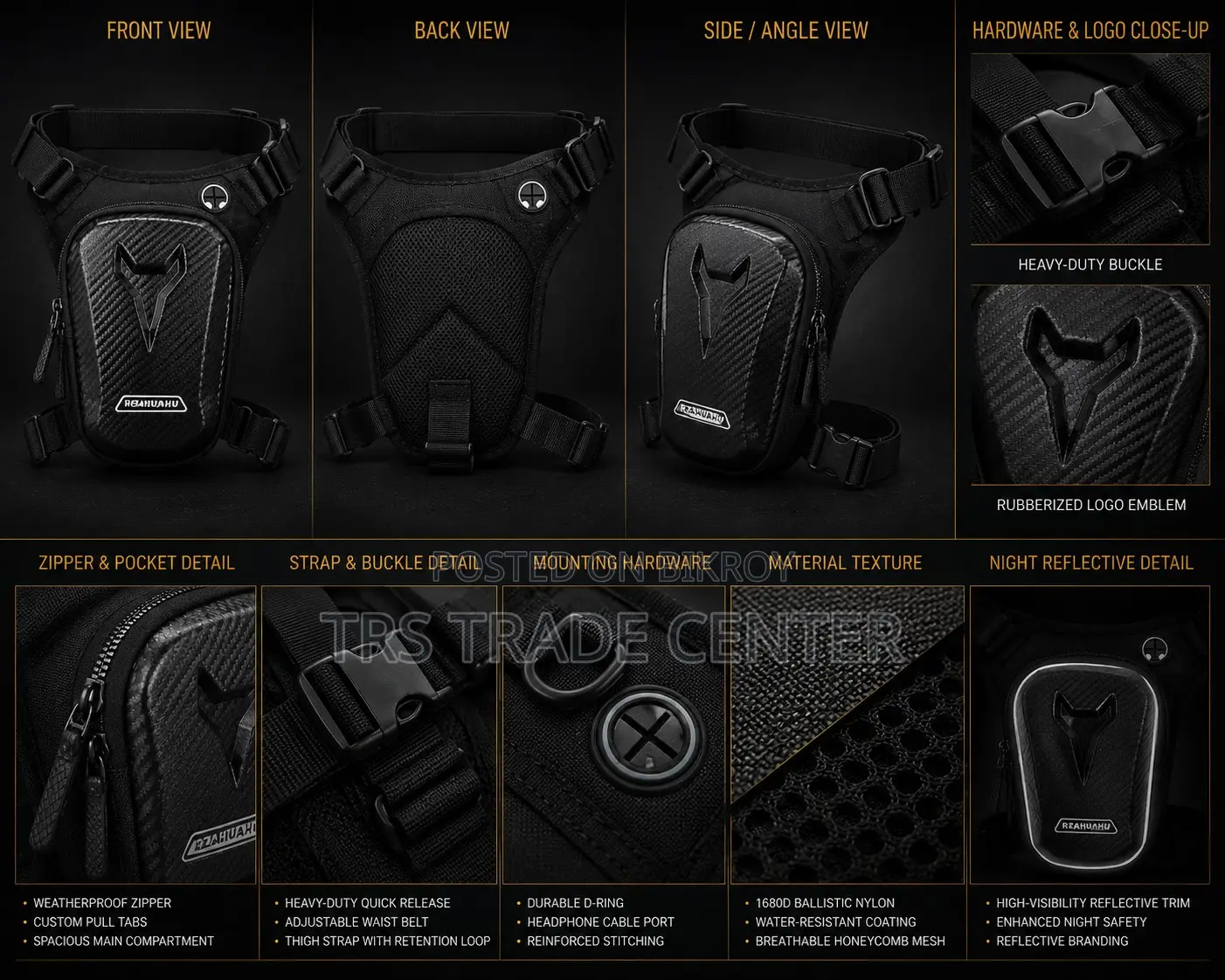 Bike Rider Leg Bag