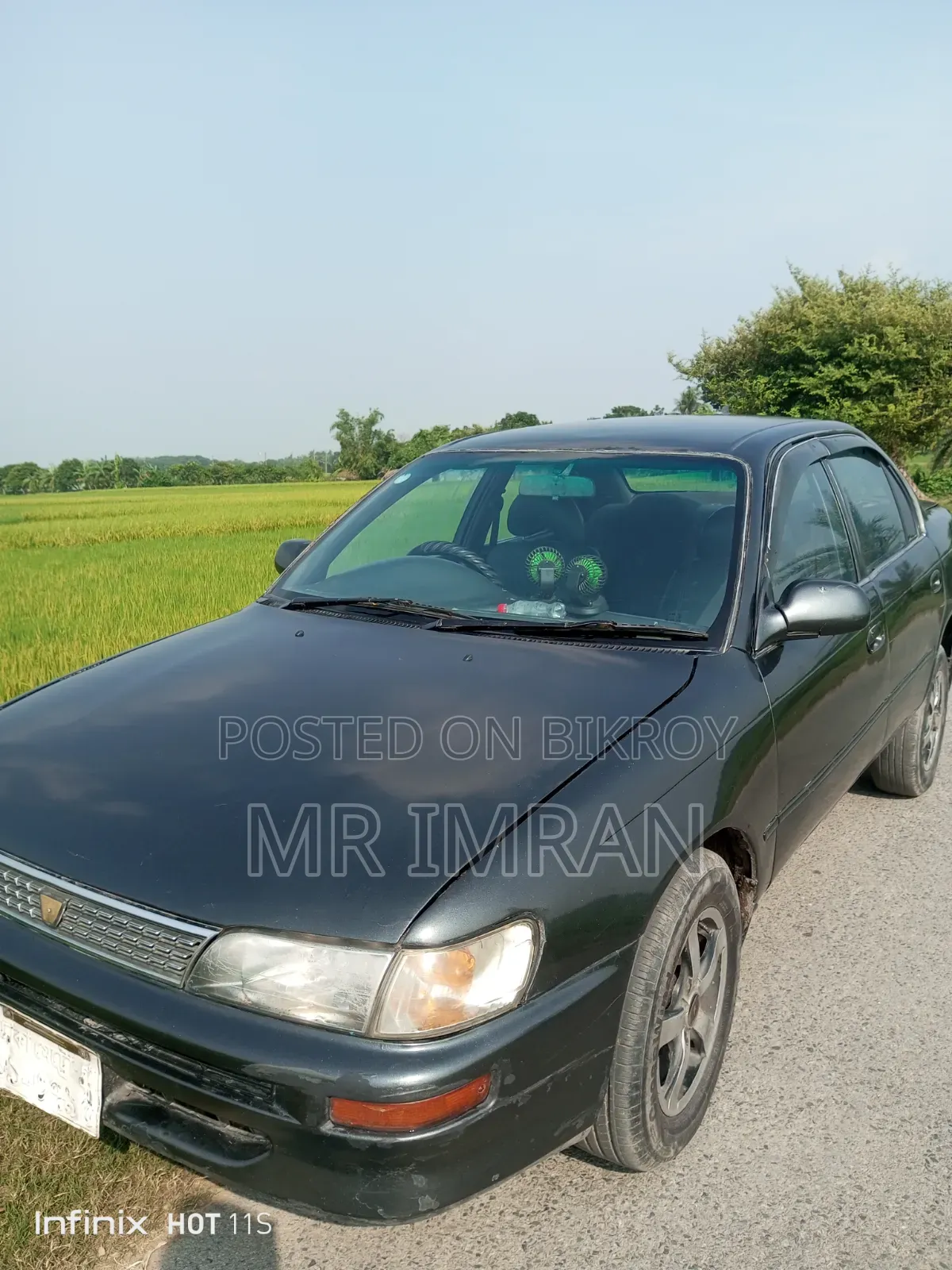 Toyota Corolla 1.6 Saloon 1992 Matt Black