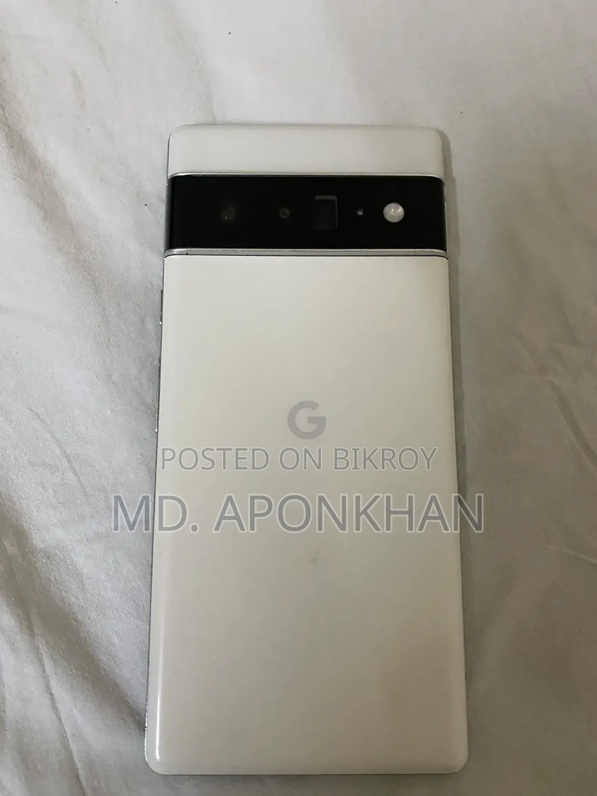গুগল পিক্সেল ৬ প্রো ১২৮ জিবি হোয়াইট