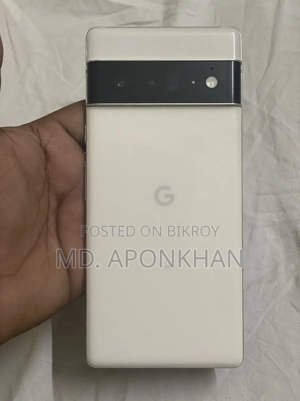 গুগল পিক্সেল ৬ প্রো ১২৮ জিবি হোয়াইট
