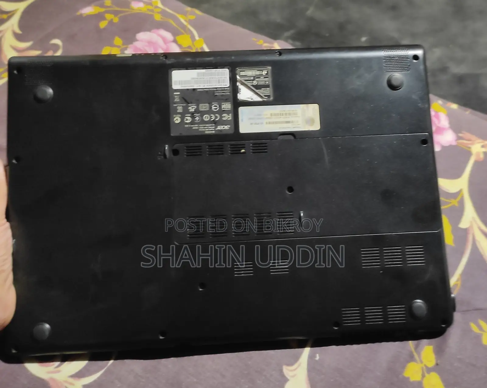 ল্যাপটপ এসার এস্পায়ার টাইমলাইন ৮জিবি ইন্টেল কোর আই৩ এইচডিডি ৫১২জিবি