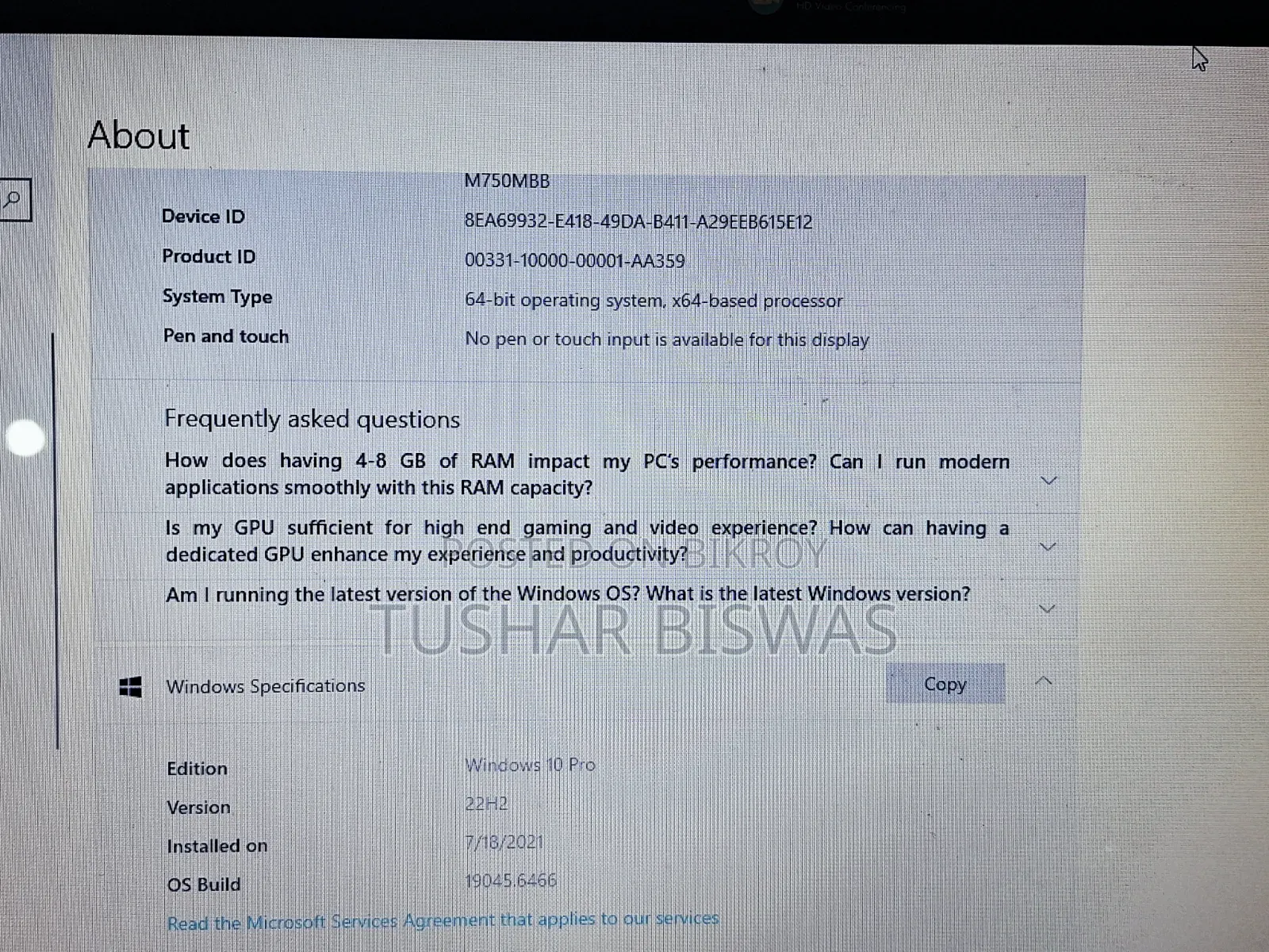 Laptop HP ProBook 450 G2 4GB Intel Core i3 HDD+SSD 750GB