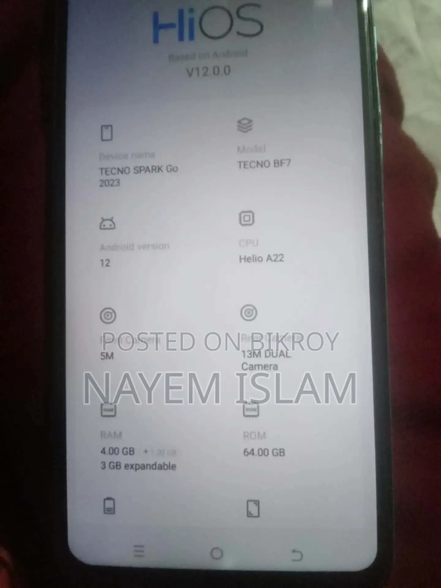 Tecno Spark Go 2023 64 GB Green