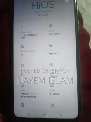 Tecno Spark Go 2023 64 GB Green