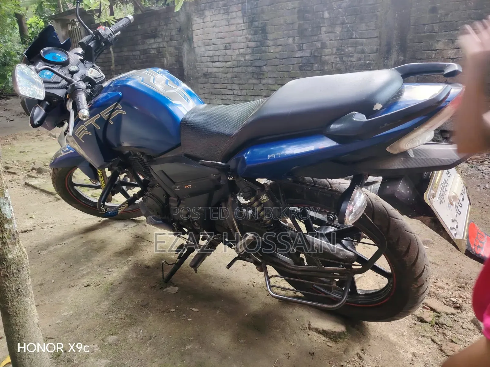 TVS Apache RTR 160 2V 2019 Blue
