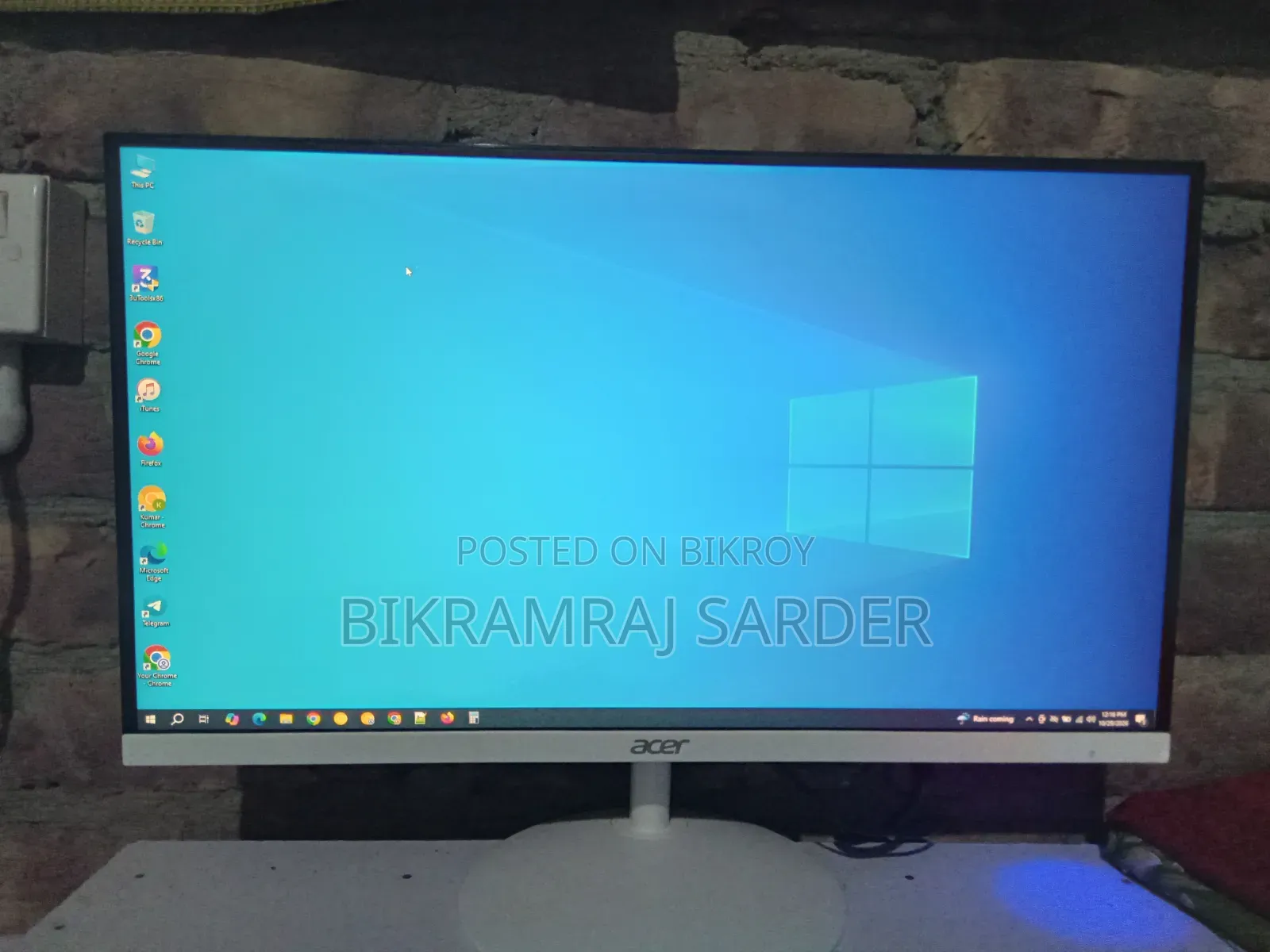 Acer 22 Inch Borderless Monitor | 100Hz | মাত্র আড়াই মাস ব্যবহার।