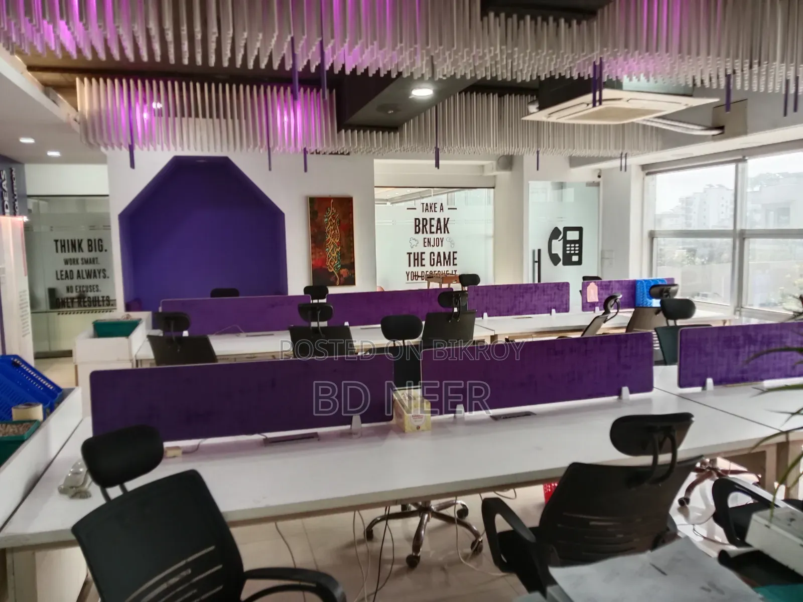 বনানীতে বাণিজ্যিক ২৭০০ বর্গফুটের সম্পূর্ণ সাজানো অফিস ভাড়া দেওয়া হবে
