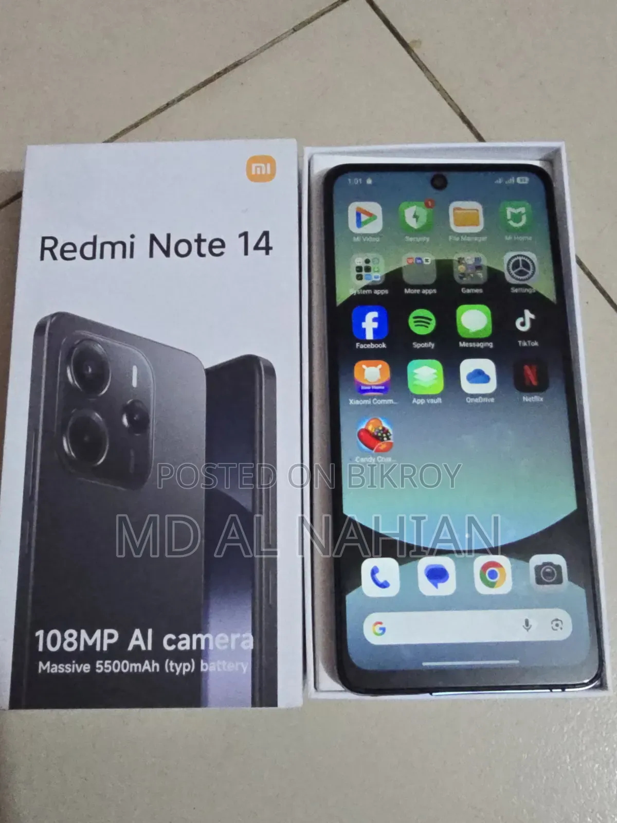 Xiaomi Redmi Note 14 4G 256 GB Green