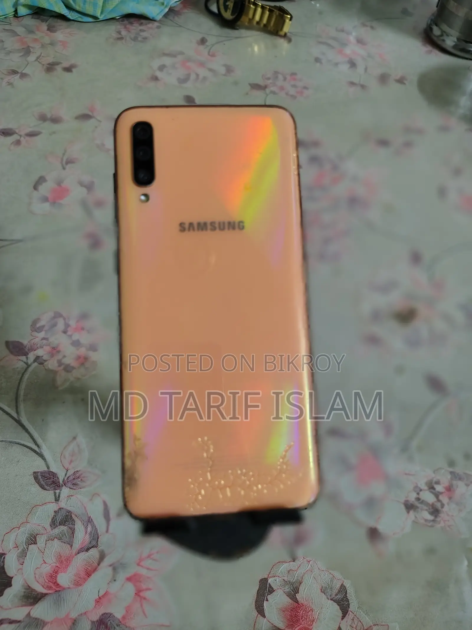 স্যামসাং গ্যালাক্সি এ৭০ ১২৮ জিবি কমলা
