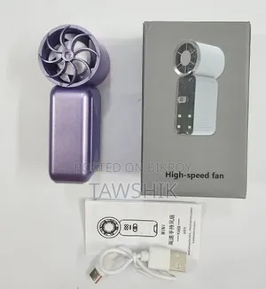 High-Speed Mini Turbo Fan With Digital Display