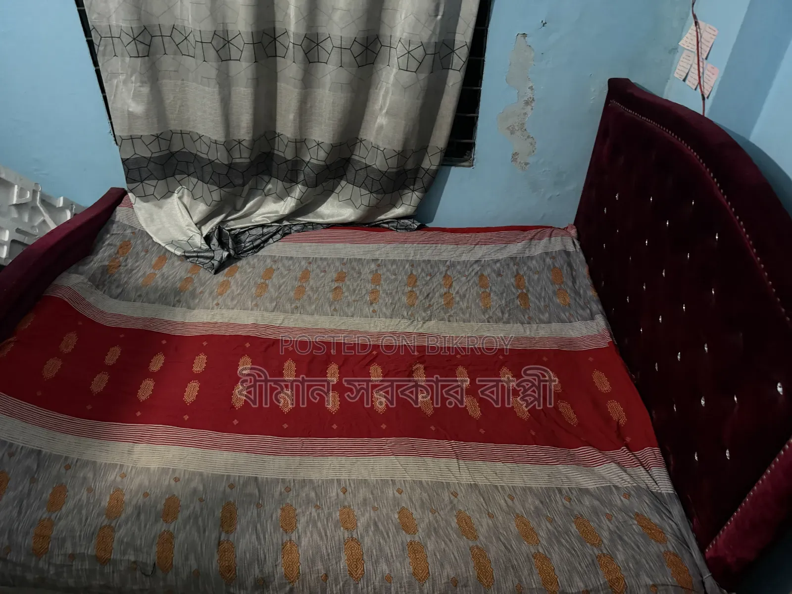Semi Double Bed (Malaysian Wood)