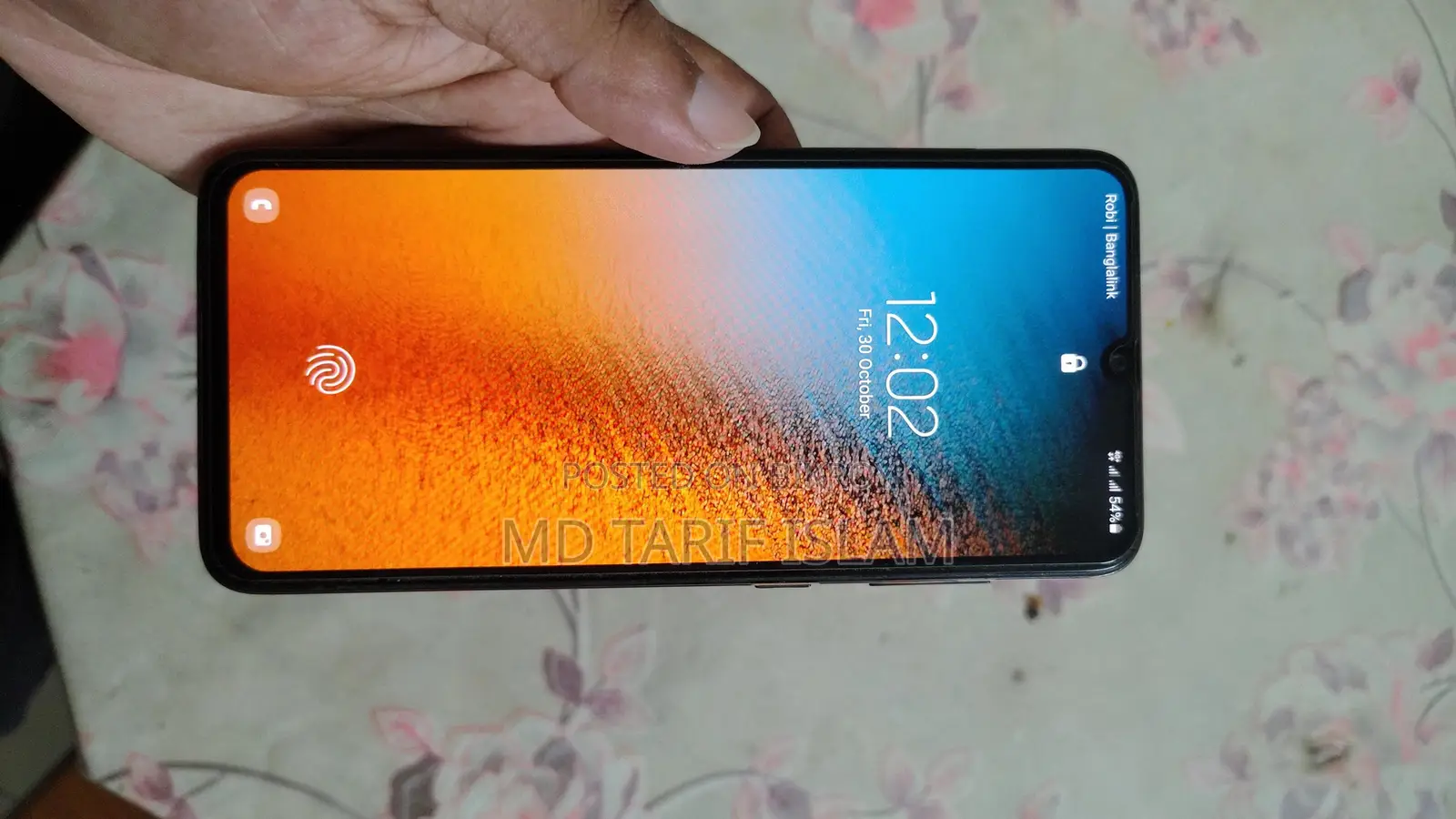 স্যামসাং গ্যালাক্সি এ৭০ ১২৮ জিবি কমলা