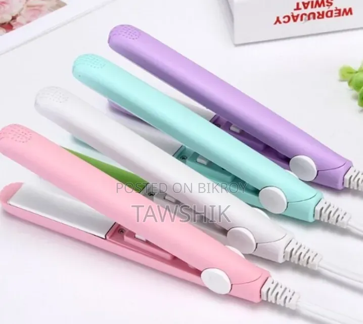 Mini Hair Straightener Iron - Portable Hair Styling Machine