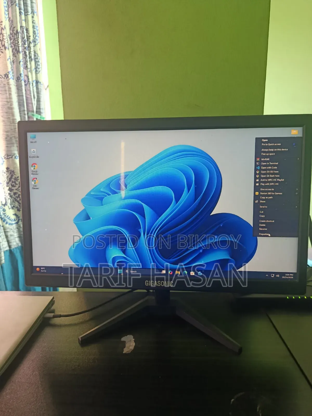 Desktop Computer 16GB AMD Ryzen 5 SSD 256GB