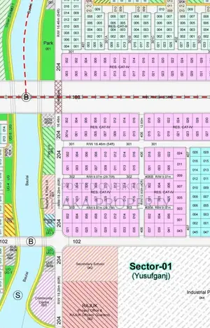 Near 300 Feet 10 Katha Park South at Sector 1