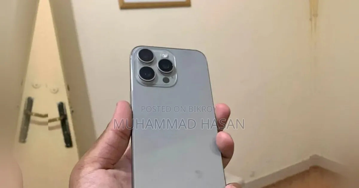 অ্যাপল আইফোন ১৫ প্রো ম্যাক্স ২৫৬ জিবি গ্রে