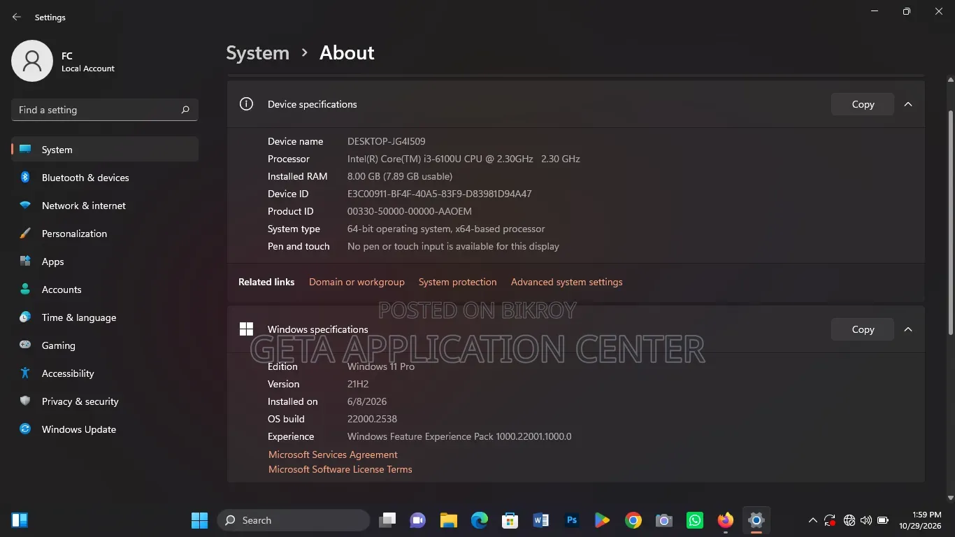 Laptop Dell Latitude E5440 8GB Intel Core i3 SSD 6T