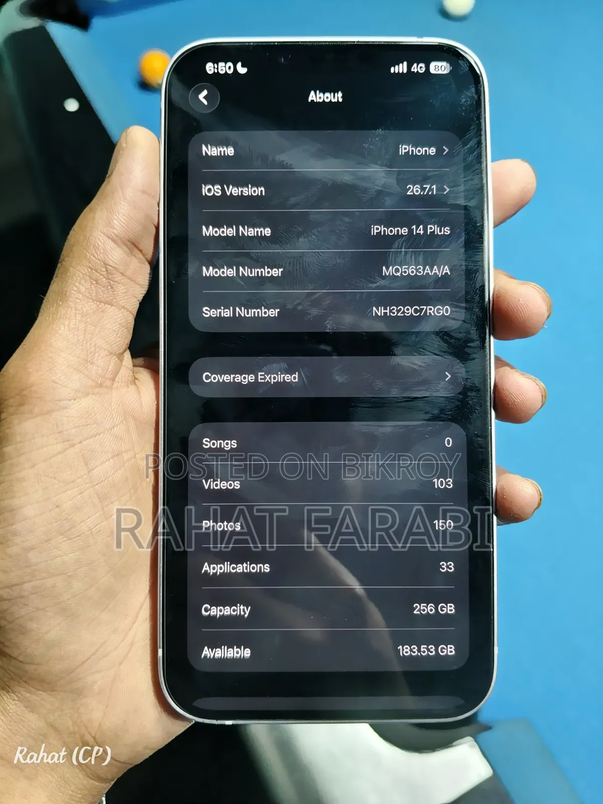 Apple iPhone 14 Plus 256 GB Purple