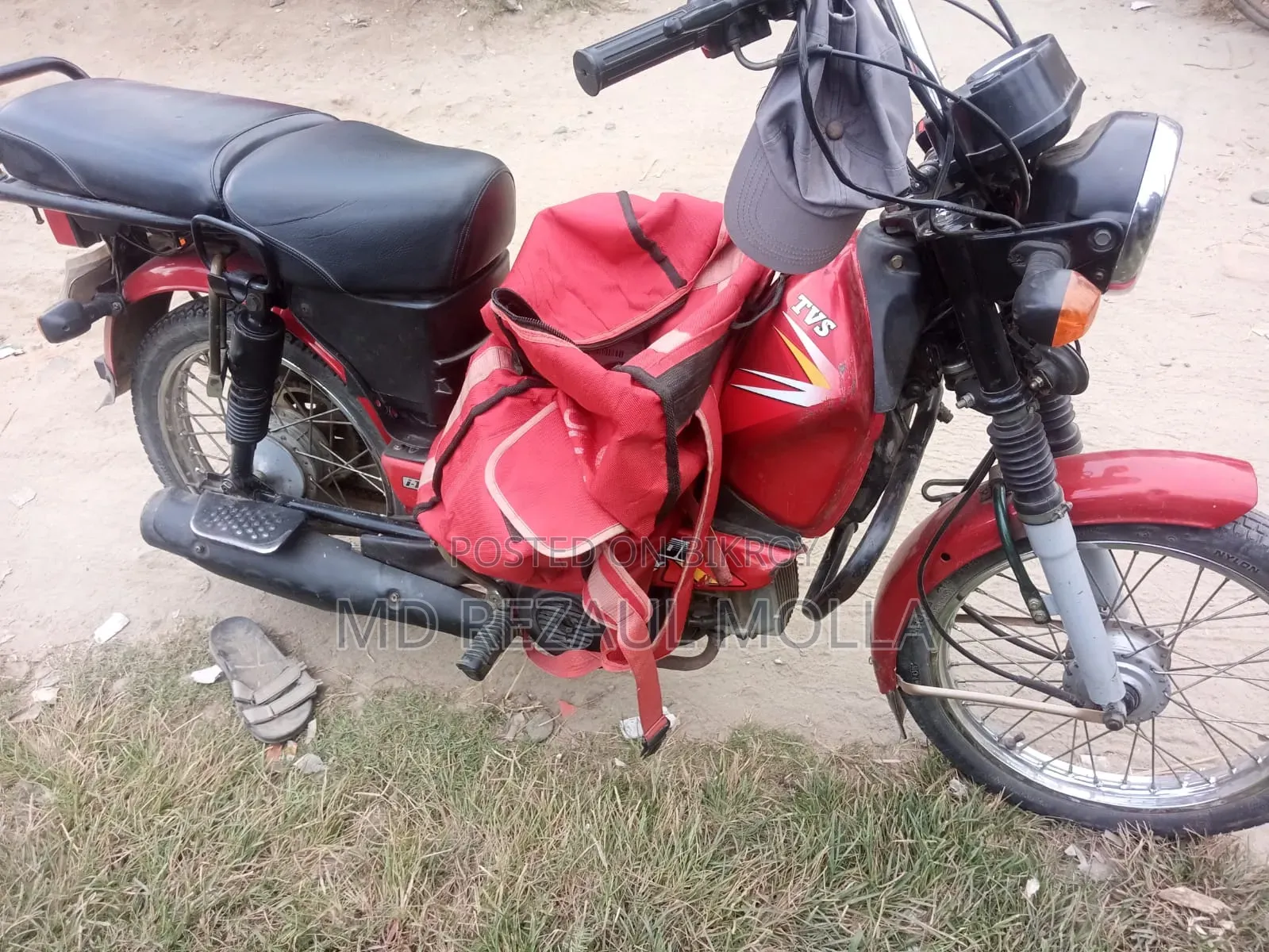 TVS XL 100 2022 Red
