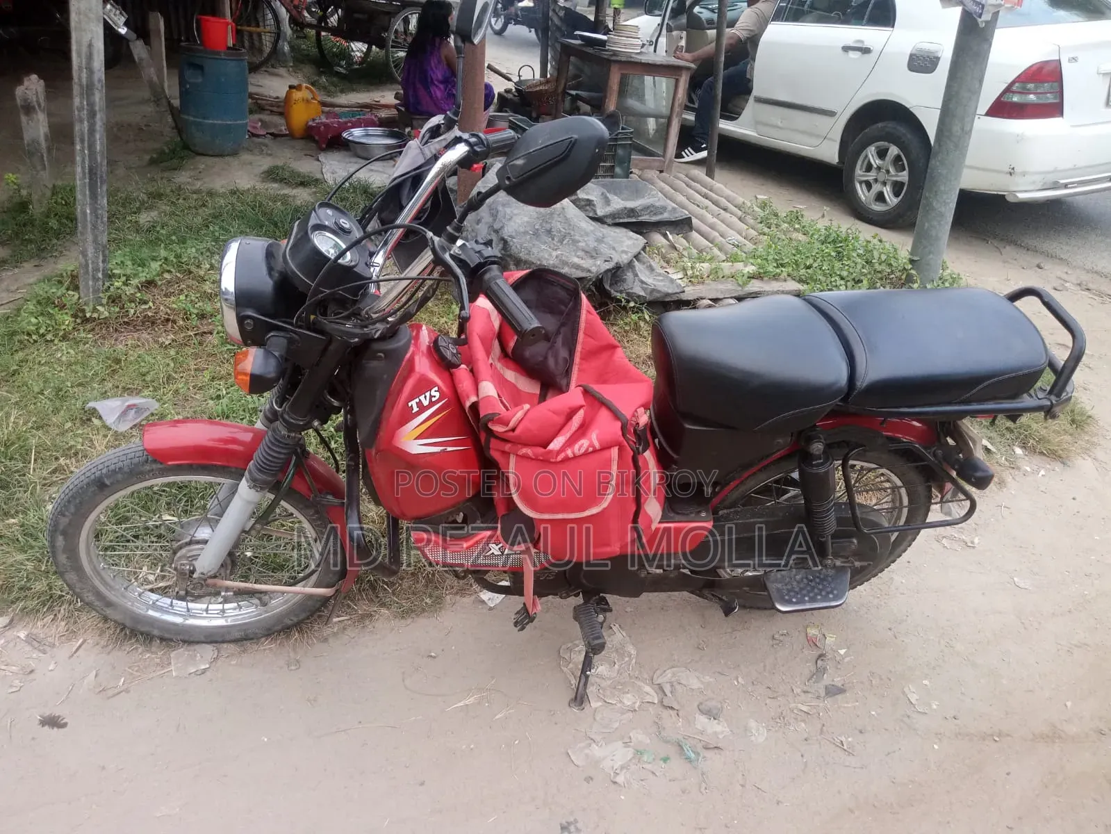 TVS XL 100 2022 Red